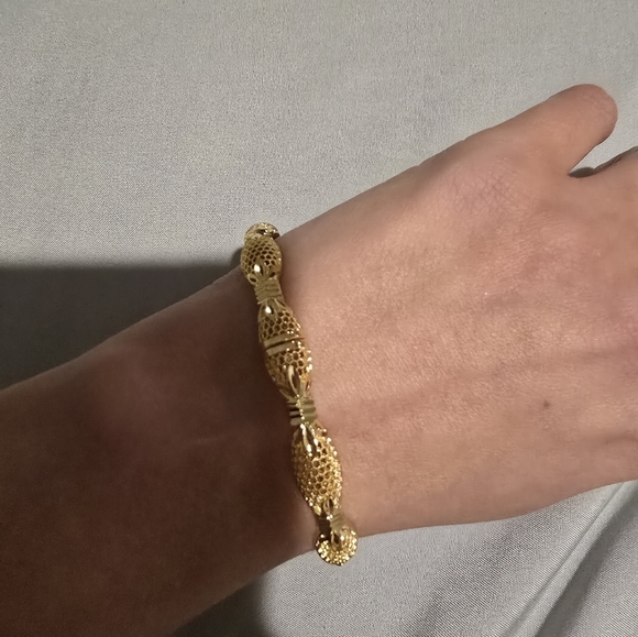 21kgp Dubai Jewelery - Elegant Gold Bracelet for Women - Picture 4 of 6